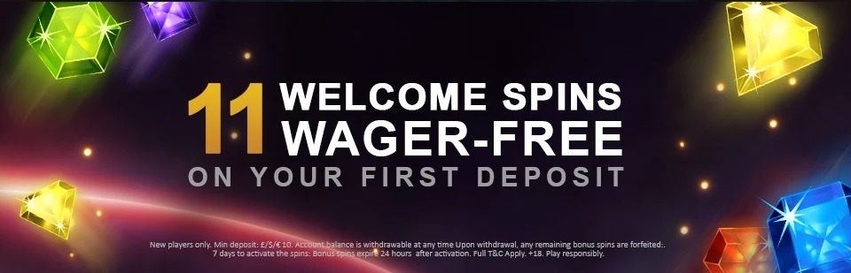 Videoslots 11 wager free welcome spins