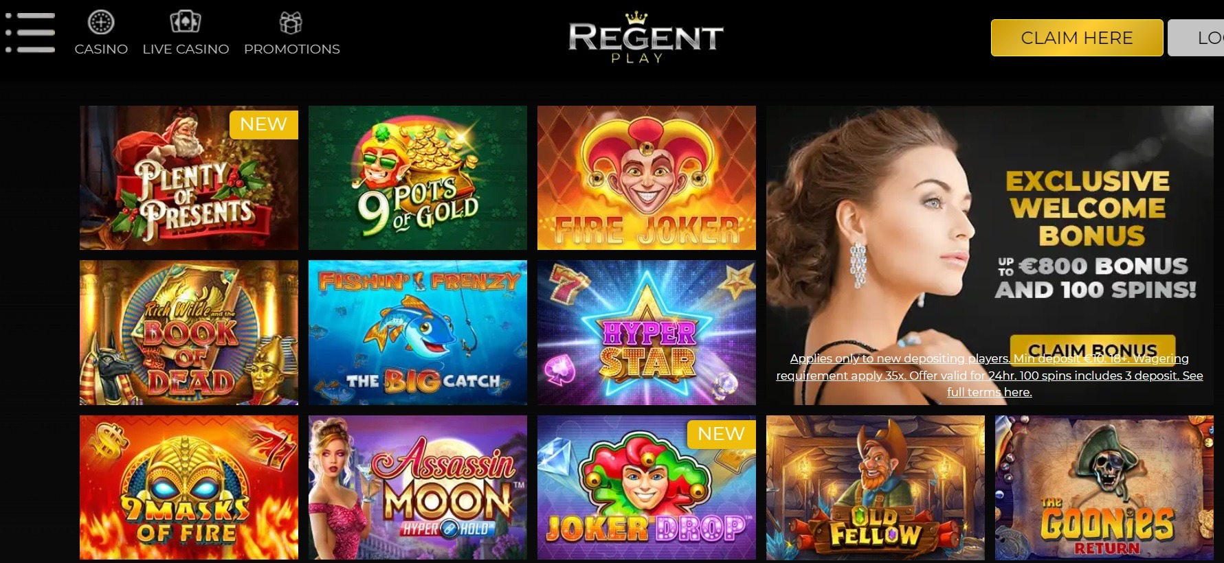 Regent Play Games