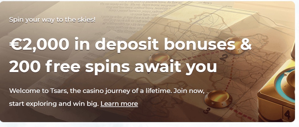Tsars Casino Bonus